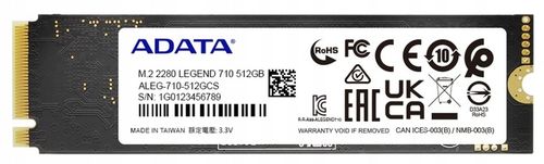 Dysk SSD Legend 710 512GB PCIe 3x4 2.4/1 GB/s M2 na Arena.pl