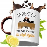 Kubek Bordowy Dla Dyrektora Na Urodziny Prezent Z Nadrukiem Ze Zdjęciem