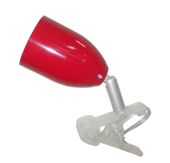 Led clip lampka klips 1x3W LED czerwona