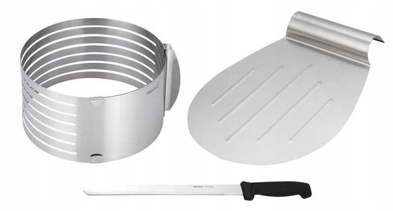 ZESTAW DO CIĘCIA BISZKOPTU NA TORT KINGHOFF 1269 zdjęcie 1