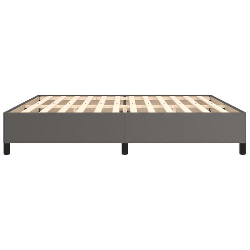 Rama łóżka, szara, 200x200 cm, sztuczna skóra na Arena.pl