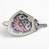 Hyrulian Shield | 4 cm | Metal | Przypinka | Zelda