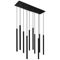 LAMPA wisząca LASER 8923 Nowodvorski prostokątna OPRAWA metalowy ZWIS tuby czarne