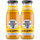 Bracia Sadownicy Smoothie gęste jabłko mango brzoskwinia 215 ml x 2 sztuk