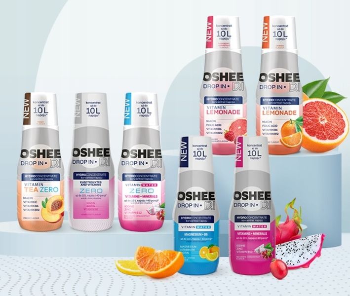 3x Hydrokoncentrat OSHEE Drop In ZERO Elektrolity Witaminy Grejpfrut zdjęcie 6
