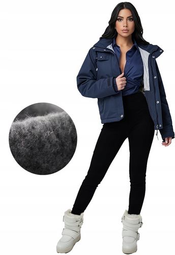 Leginsy ocieplane damskie grube legginsy thermo ciepłe z lekkim na Arena.pl