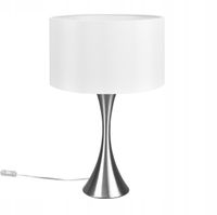 LAMPKA STOŁOWA TRIO SABIA 515700107 SREBRNY /BIAŁY