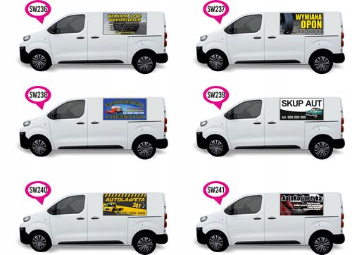 Naklejka Folia na samochód auto reklamowa różne wzory SKUP AUT na Arena.pl
