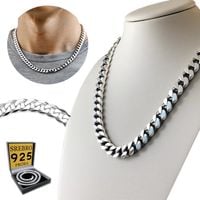 ŁAŃCUCH Srebrny Męski Łańcuszek SREBRO pr.925 4,5mm Pancerka + GRATIS