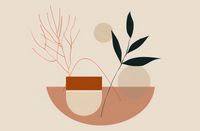 Plakat 86,4x56,8cm Botaniczna Przymiarka