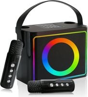 Zestaw do karaoke Głośnik i 2 mikrofony HIFI RGB 219D