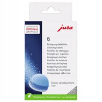 JURA Tabletki 24225 do czyszczenia ekspresu 3 fazowe 6 szt - oryginalne
