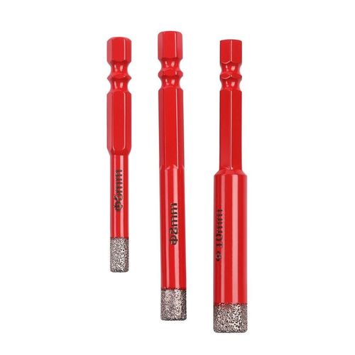 zestaw otwornic diamentowych do gresu 3 elementy hex 6 8 10 mm kd12645 na Arena.pl