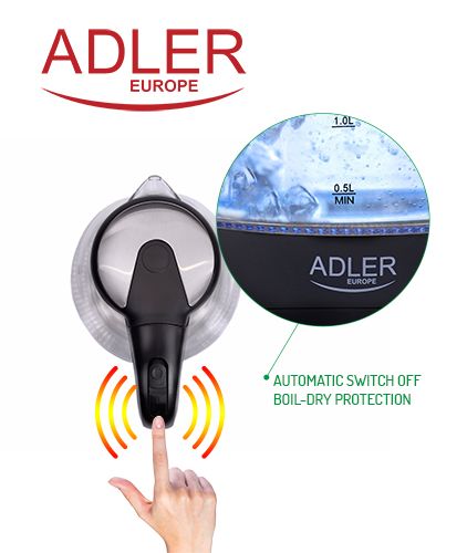 AD 1224 Czajnik szklany 1,5 L zdjęcie 9