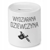 Skarbonka Dla Dziewczyny Wydziarana Dziewczyny Z Nadrukiem Ze Zdjęciem