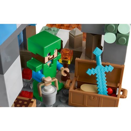 Lego Minecraft Ośnieżone Szczyty 21243 na Arena.pl