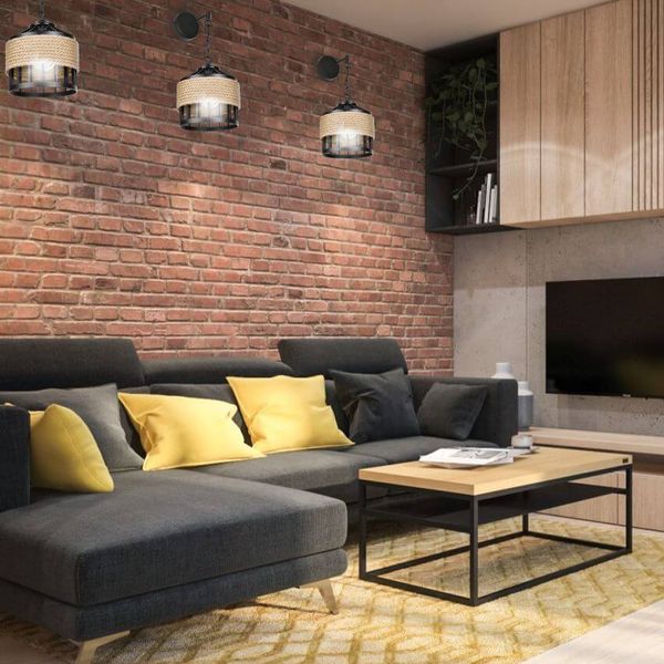 KOLOSEUM 1 Kinkiet, Lampa Ścienna - Rustykalna, czarna, 1xE27 zdjęcie 7