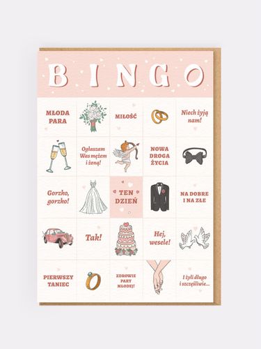 bingo kartka ślubna 3310 na Arena.pl
