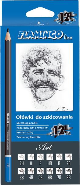 OŁÓWKI TECHNICZNE 8B-2H 12SZT. zdjęcie 1