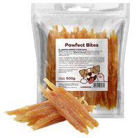 Smaczki dla psa miękkie paski kurczaka przysmaki 500g PAWFECT BITES