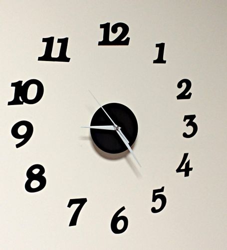 Zegar Ścienny Czarny 12 Godzin na Arena.pl