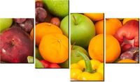 140CM 70 OBRAZ OWOCE WARZYWA ŚCIENNY