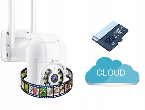 KAMERA WIFI IP SMART ZEWNĘTRZNA OBROTOWA FULL HD 4MP 2K ZOOM 4x DETEKCJA na Arena.pl