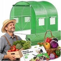 TUNEL FOLIOWY OGRODOWY SZKLARNIA 2x2x2 FOLIA WARZYWA OWOCE UV-4 PREMIUM 4m²