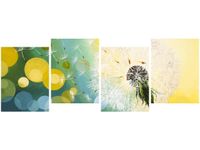 45CM 120 OBRAZ 4 ELEM DMUCHAWIEC SŁOŃCU ŚCIENNY