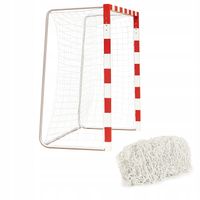 siatka do bramki piłkarskiej 3x2 m biała wytrzymała 2 mm treningowa