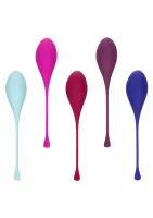 calexotics kegel training 5 pcs - zestaw do ćwiczeń mięśni dna miednicy