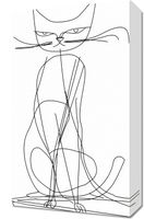 Obraz 30x50cm Kot Linijny