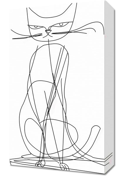 Obraz 30x50cm Kot Linijny zdjęcie 1