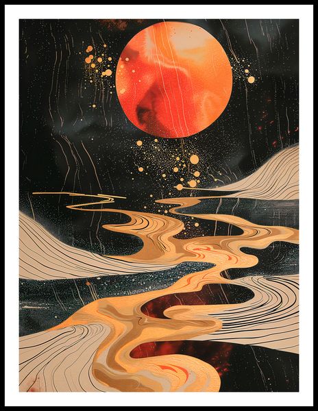 Plakat 60x80cm Planetarny Taniec zdjęcie 3