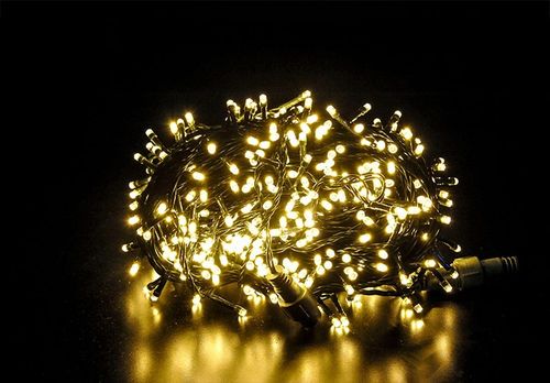 LAMPKI CHOINKOWE LED 1000 ZEWNĘTRZNE GRUBE 68m - ŚWIATŁO STAŁE na Arena.pl