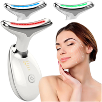 Masażer twarzy i szyi liftingujący ujędrniający soniczny masaż EMS wibracja