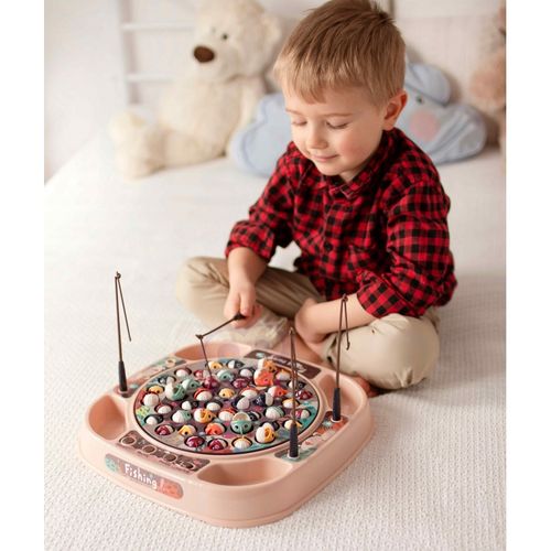 WOOPIE Gra Łowienie Rybek Zestaw 4 Wędki 50 el. na Arena.pl