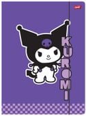 Teczka Z Gumką Kuromi Sanrio Rysunkowa Dokumenty300G/M2 Laminowana