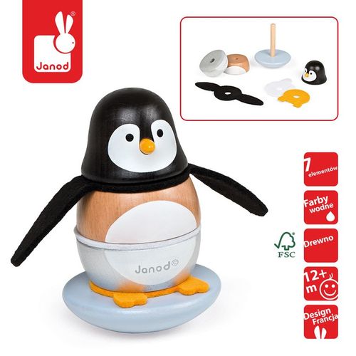 Pingwin piramida drewniana, Janod na Arena.pl