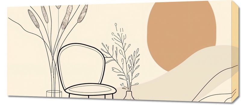 Obraz 90x40cm Kącik Spokoju zdjęcie 1