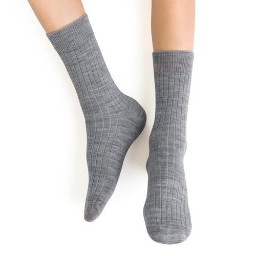 SKARPETY DZIECIĘCE MERINO WOOL BEZUCISKOWE 130 26-28 szary na Arena.pl
