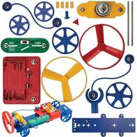 SEKRETY ELEKTRONIKI SAMOCHÓD I ŁÓDKA ZESTAW EKSPERYMENTÓW DLA DZIECI NAPĘD