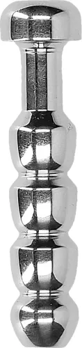 ouch! by shots - metalowy pręt intymny żebrowany 10 mm srebrny na Arena.pl