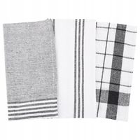Ręczniki Ścierki Kuchenne 100% Bawełna 45x65cm MORAJ Zestaw 3 SZT ZESTAW