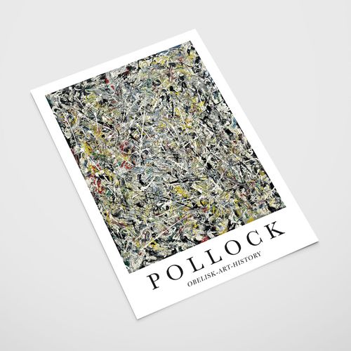 Plakat obelisk art history Pollock 21x29,7 cm A4 na Arena.pl