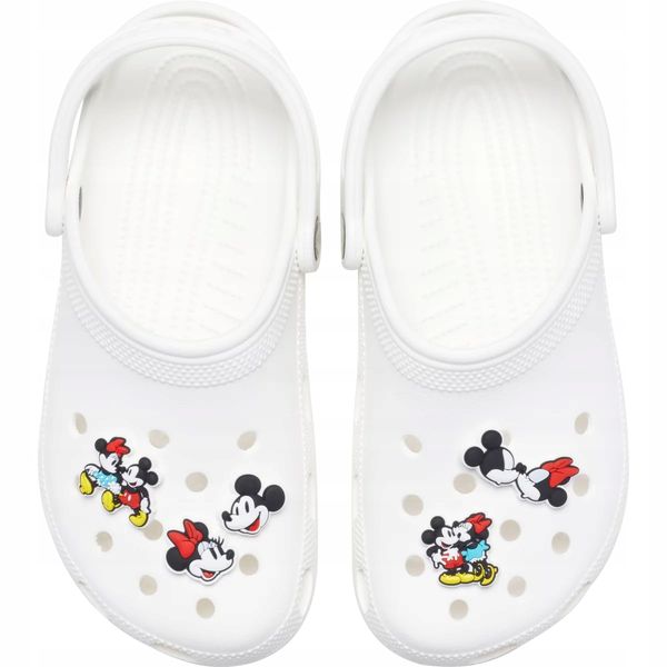 Crocs Przypinki Ozdoby Piny Charms Jibbitz Tiny Minnie Mickey Cute 5pc zdjęcie 2