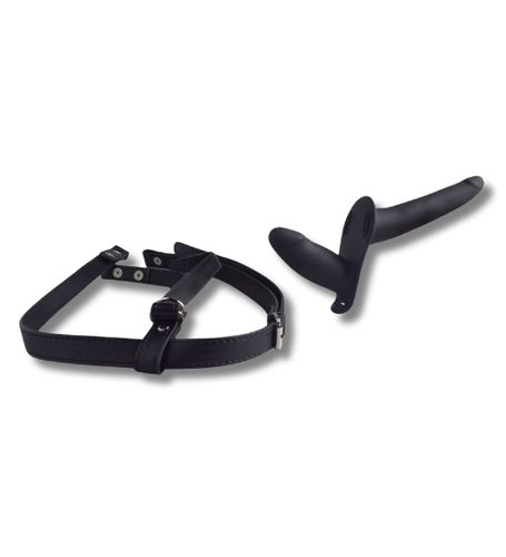 Czarny podwójny strap on na Arena.pl