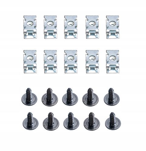 WKRĘTY ŚRUBY BLASZKI ZDERZAKA NADKOLA OSŁONY DO AUDI SEAT SKODA VOLKSWAGEN na Arena.pl