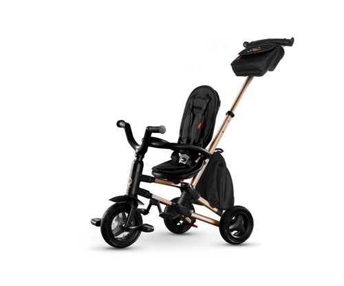 Qplay Rowerek Trójkołowy Nova+ Rubber Golden na Arena.pl