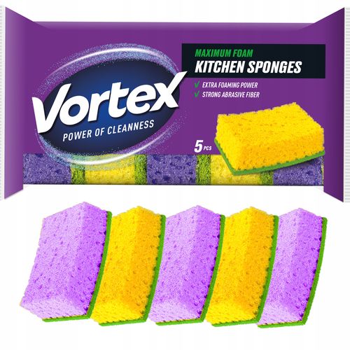 vortex gąbki kuchenne 5 szt. na Arena.pl
